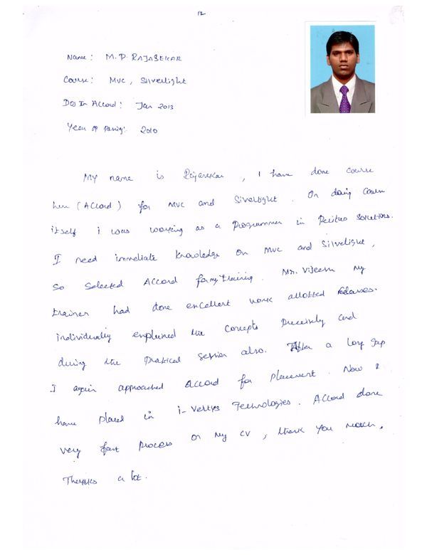 Dot Student Testimonial