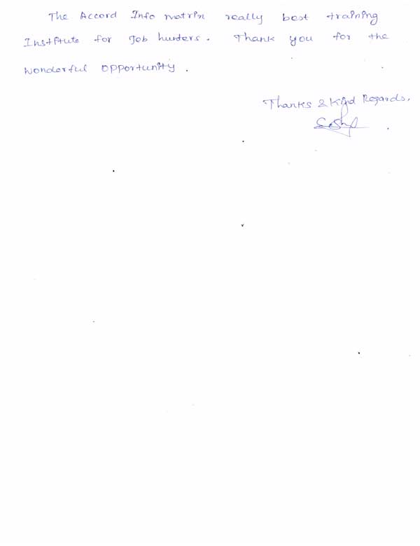 Dot Student Testimonial