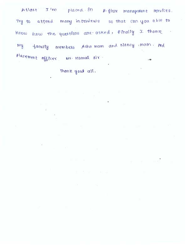 Dot Student Testimonial