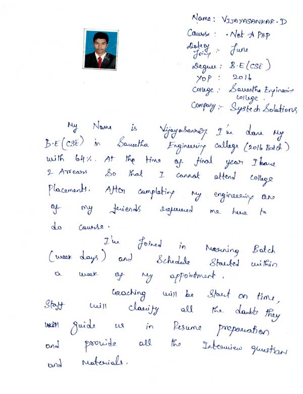 Dot Student Testimonial