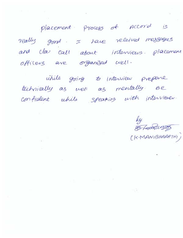 JAVA Student Testimonial