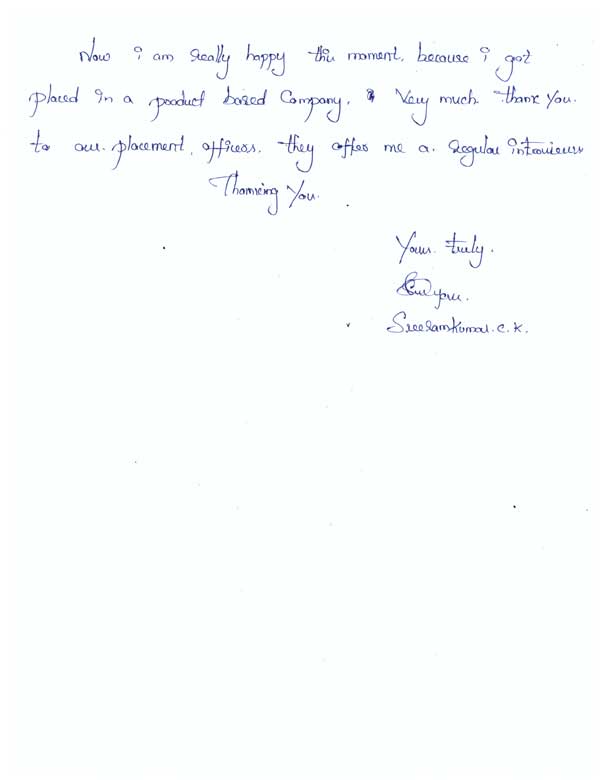 JAVA Student Testimonial